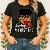Living My Best Life Women's T-Shirt thumb 2