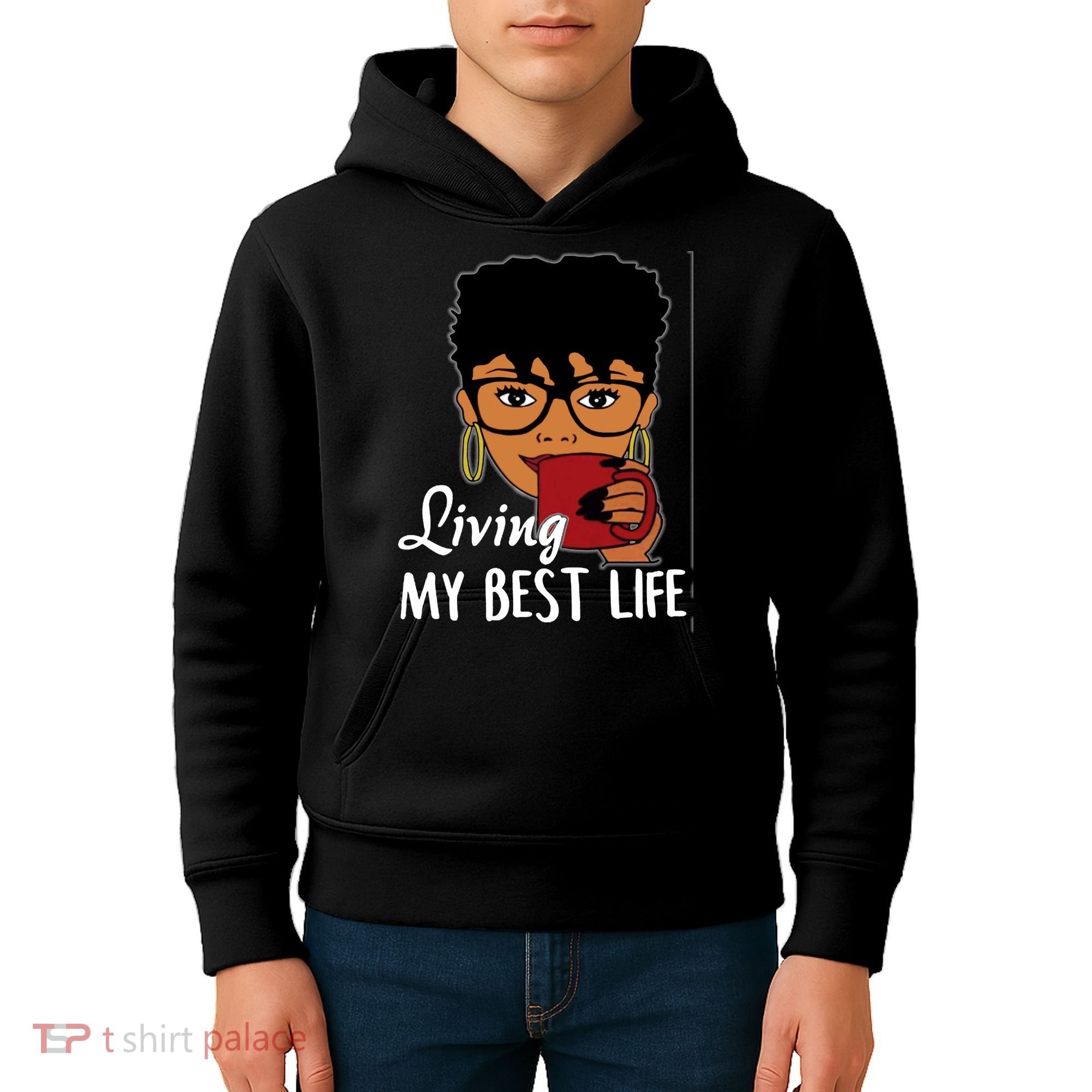 Living My Best Life Kids Hoodie
