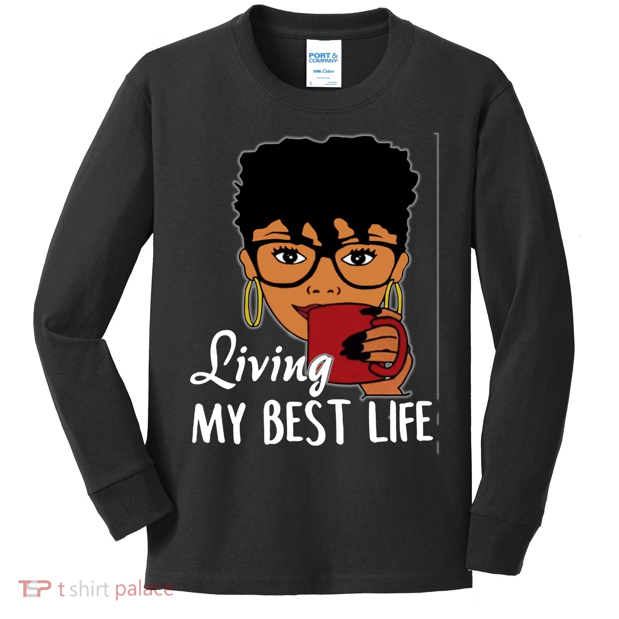 Living My Best Life Kids Long Sleeve Shirt