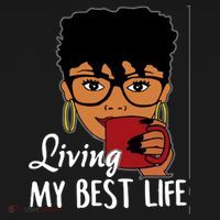 Living My Best Life Kids T-Shirt thumb 4