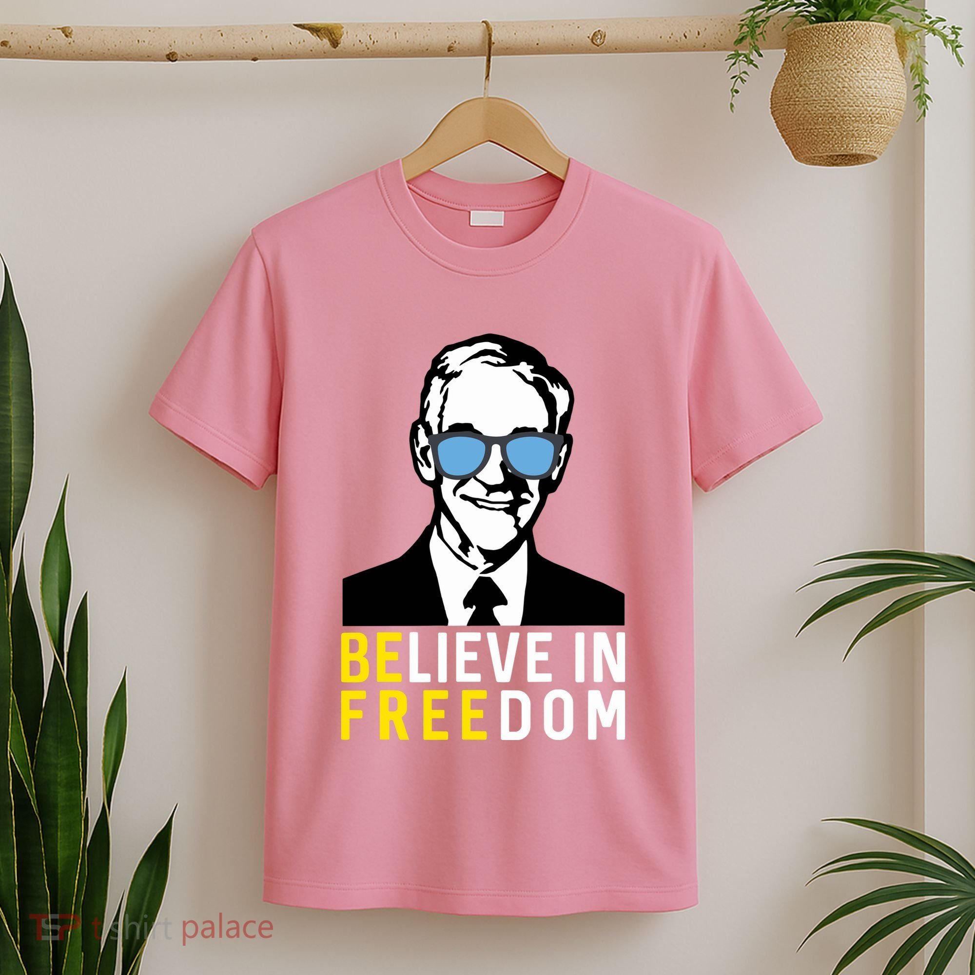 Libertarian Mama Believe In Freedom Libertarian Ron Paul T-Shirt