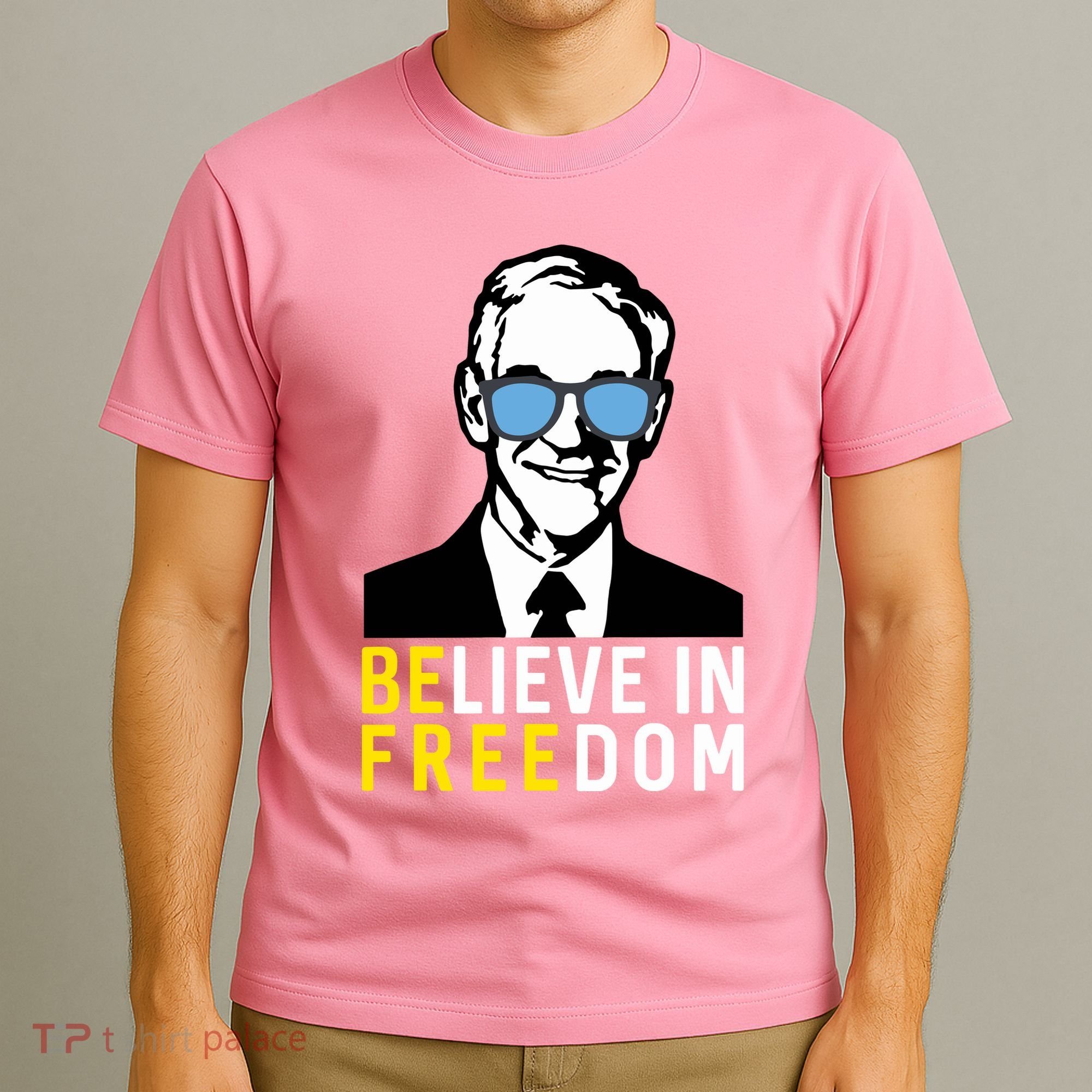 Libertarian Mama Believe In Freedom Libertarian Ron Paul T-Shirt