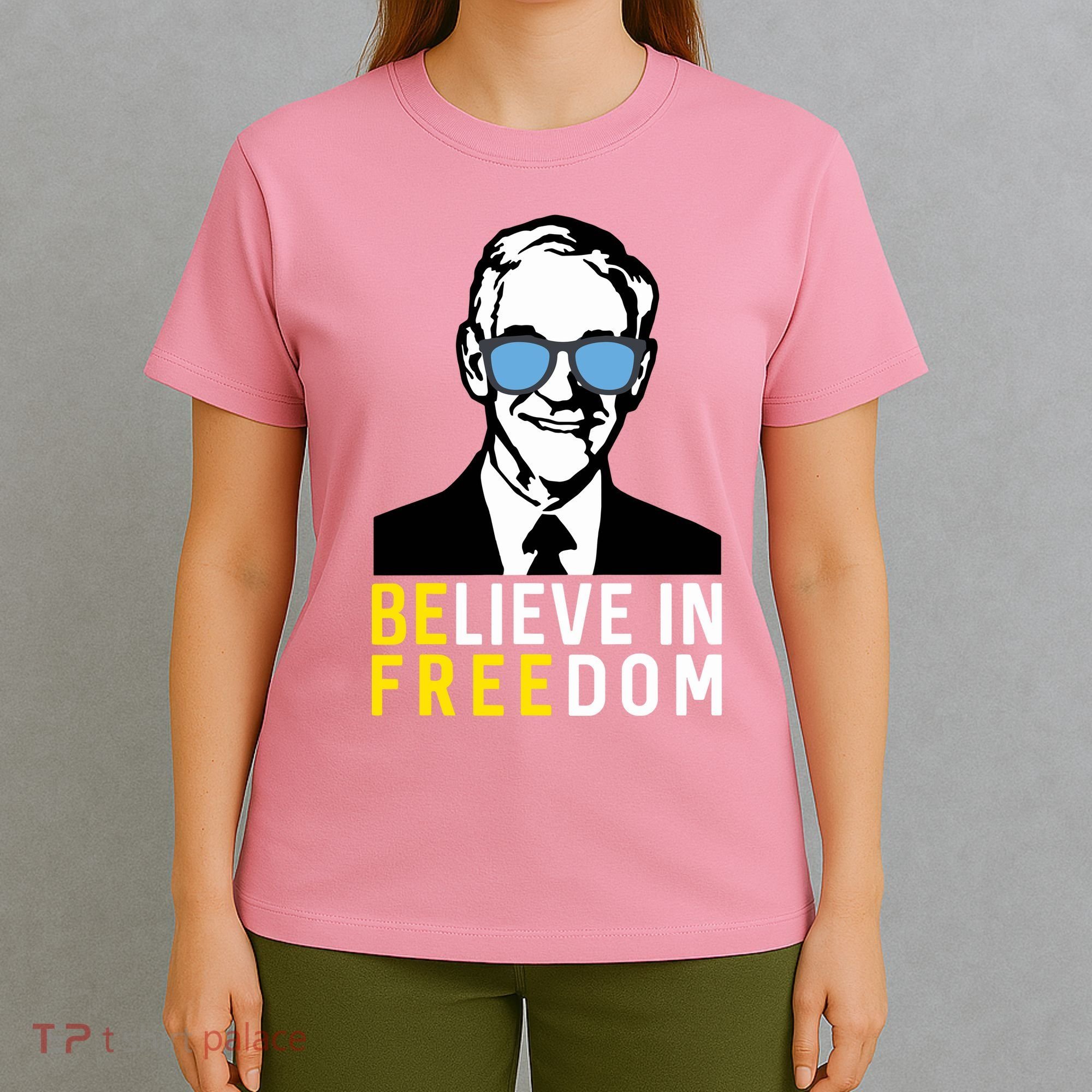 Libertarian Mama Believe In Freedom Libertarian Ron Paul T-Shirt