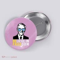 Libertarian Mama Believe In Freedom Libertarian Ron Paul Button thumb 0