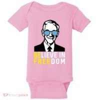 Libertarian Mama Believe In Freedom Libertarian Ron Paul Baby Bodysuit thumb 0