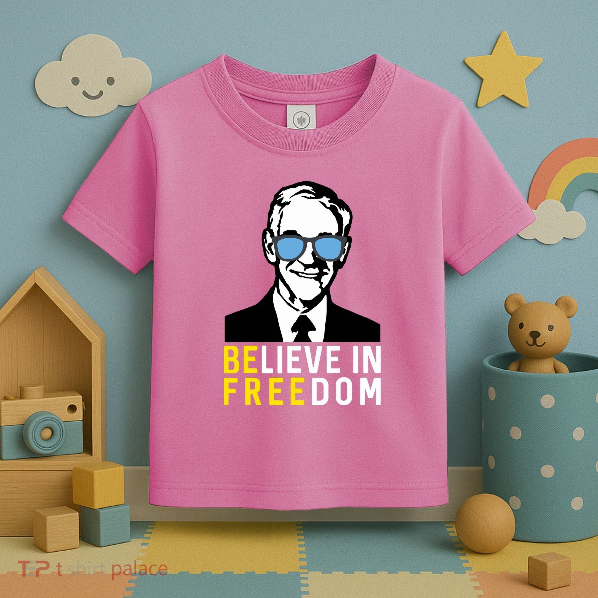Libertarian Mama Believe In Freedom Libertarian Ron Paul Toddler T-Shirt