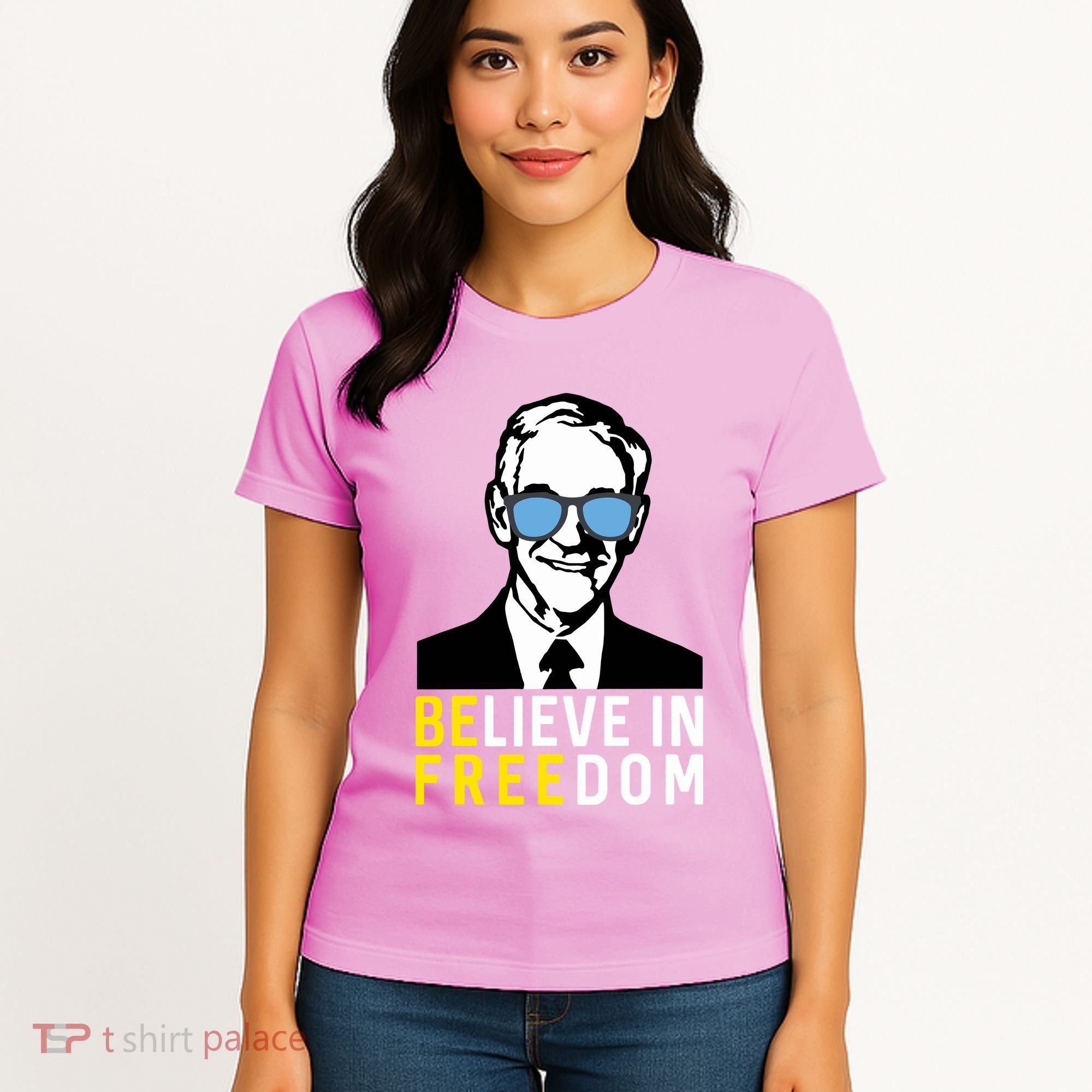 Libertarian Mama Believe In Freedom Libertarian Ron Paul Women's T-Shirt