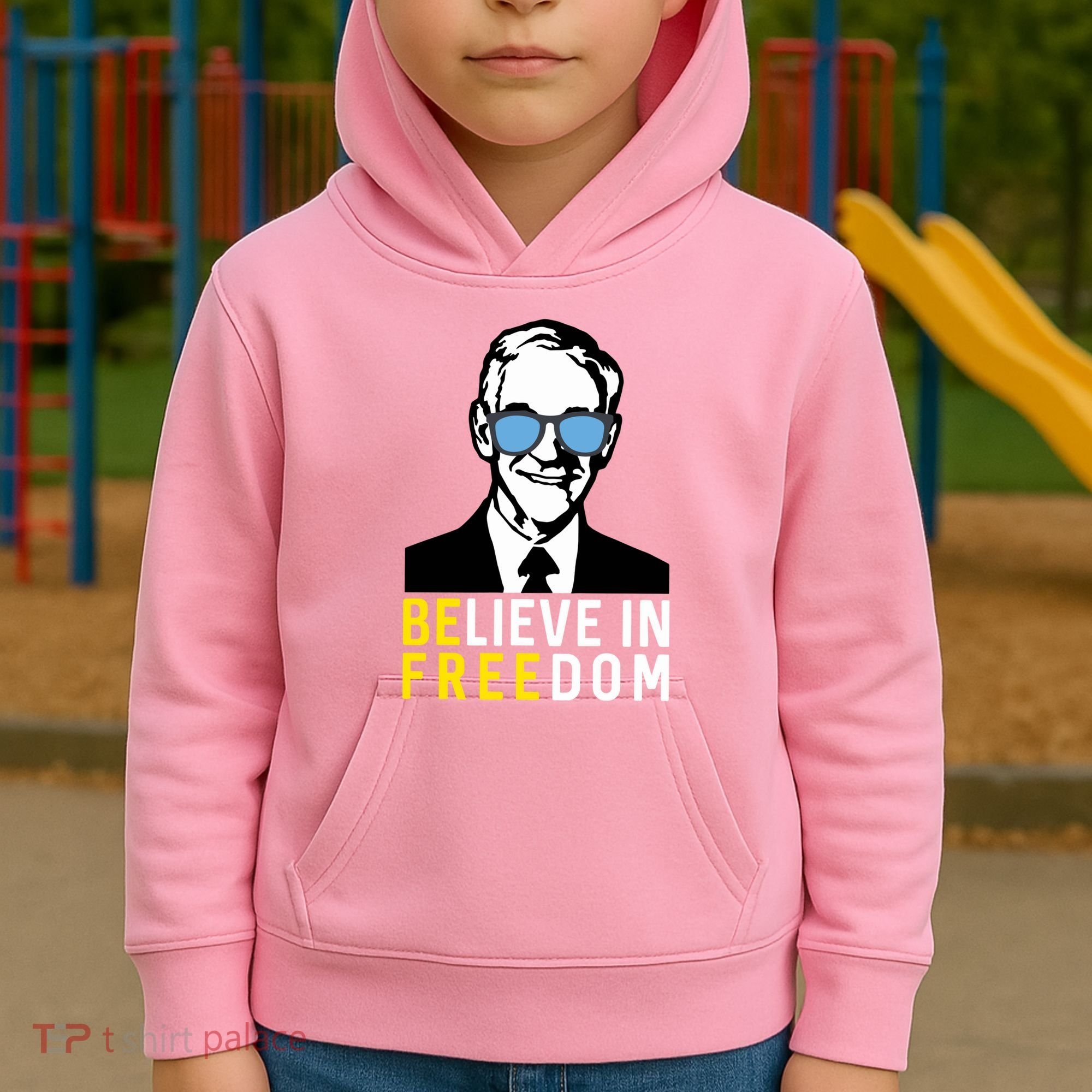 Libertarian Mama Believe In Freedom Libertarian Ron Paul Kids Hoodie