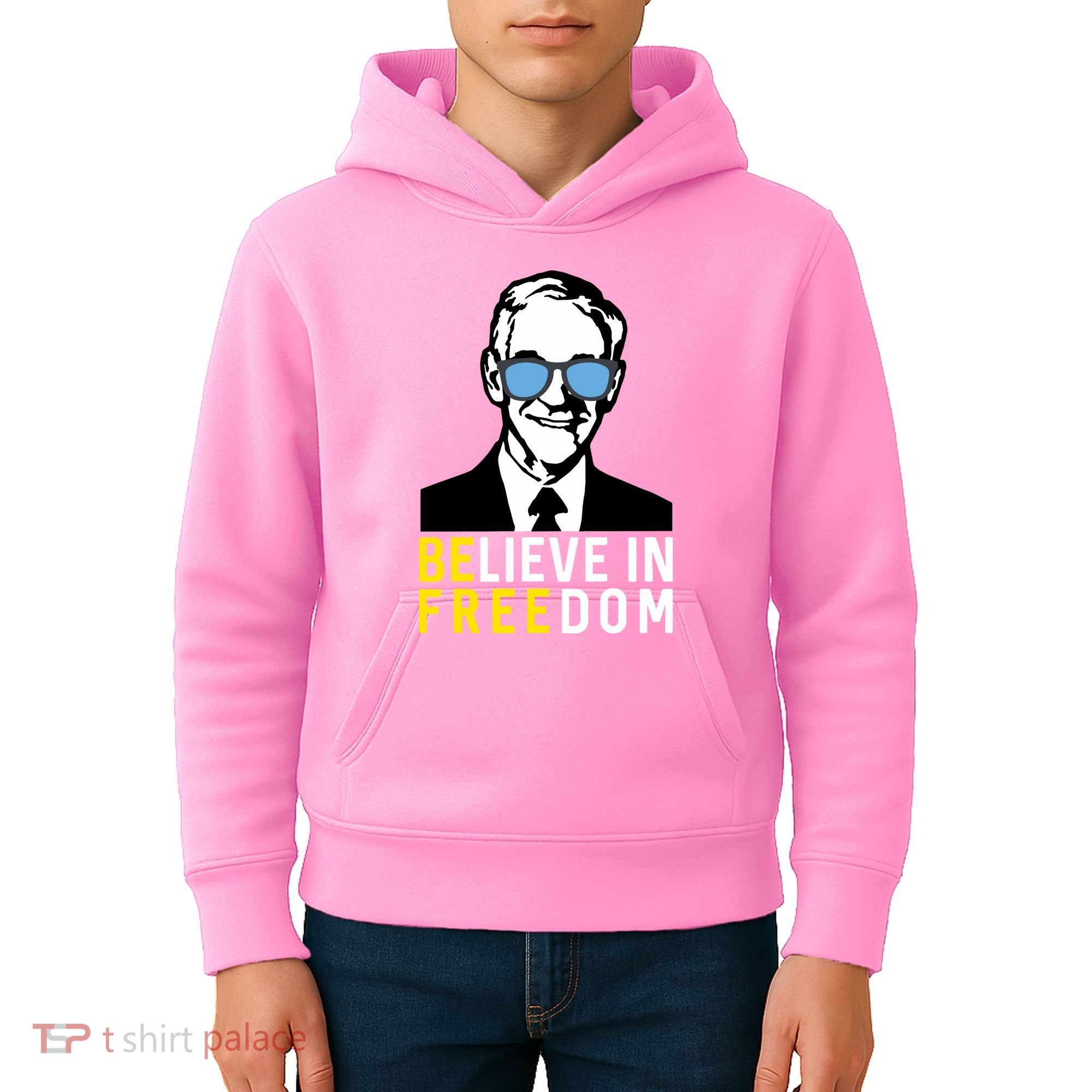 Libertarian Mama Believe In Freedom Libertarian Ron Paul Kids Hoodie