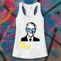 Libertarian Mama Believe In Freedom Libertarian Ron Paul Women's Tank Top thumb 3