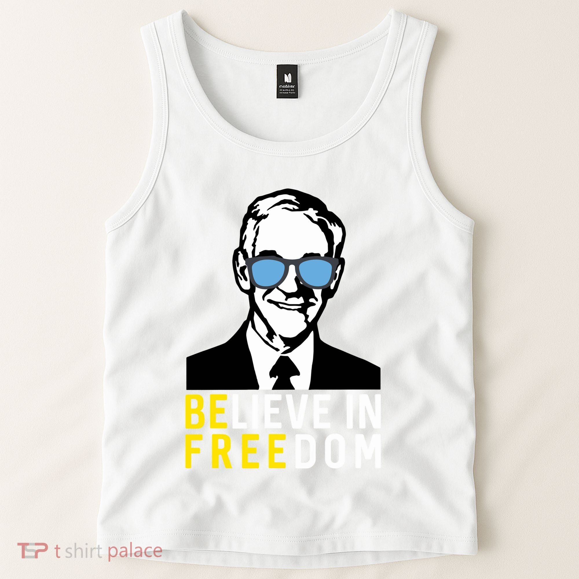Libertarian Mama Believe In Freedom Libertarian Ron Paul Tank Top