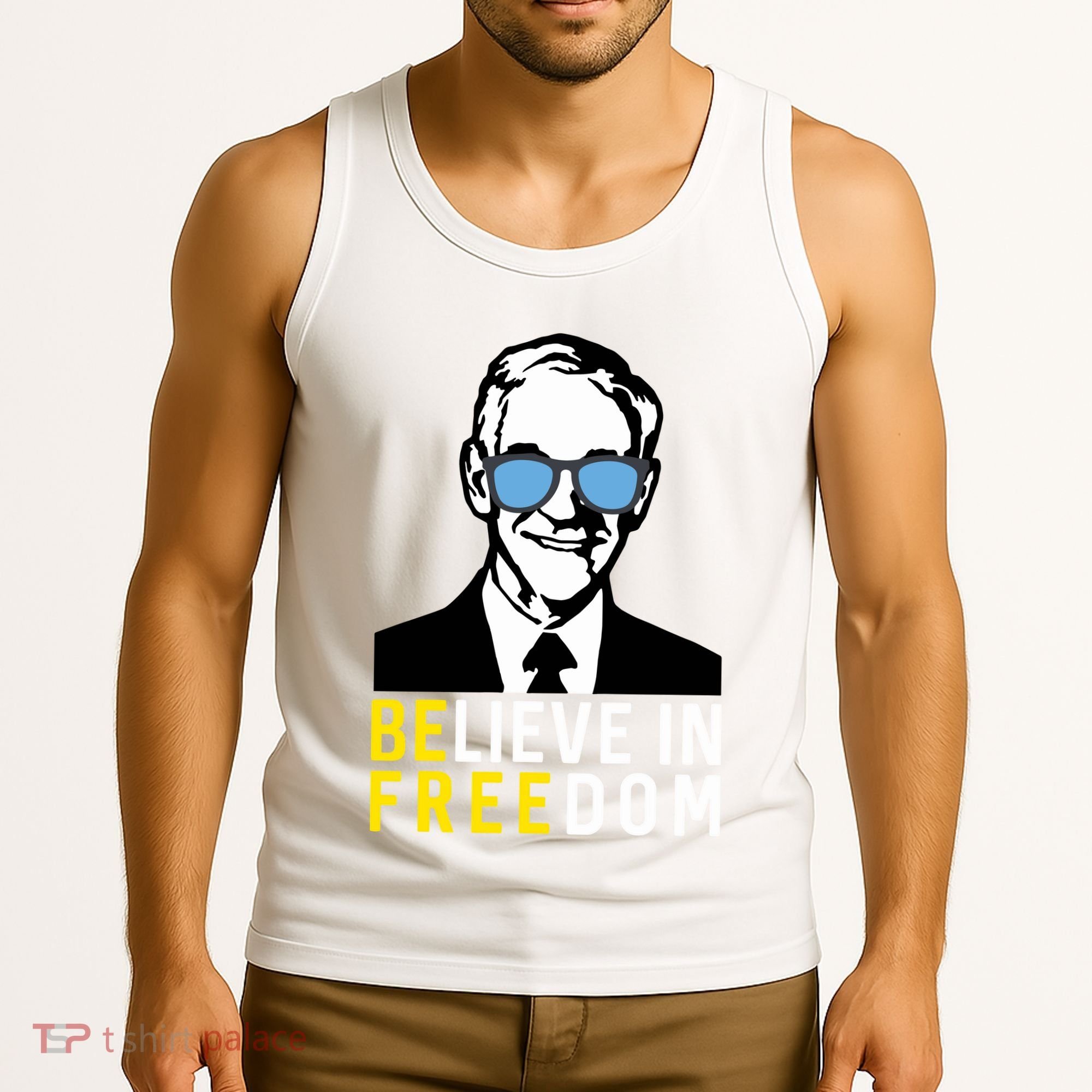 Libertarian Mama Believe In Freedom Libertarian Ron Paul Tank Top