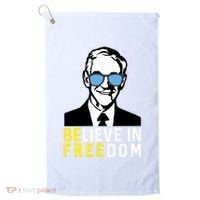 Libertarian Mama Believe In Freedom Libertarian Ron Paul Golf Towel thumb 0