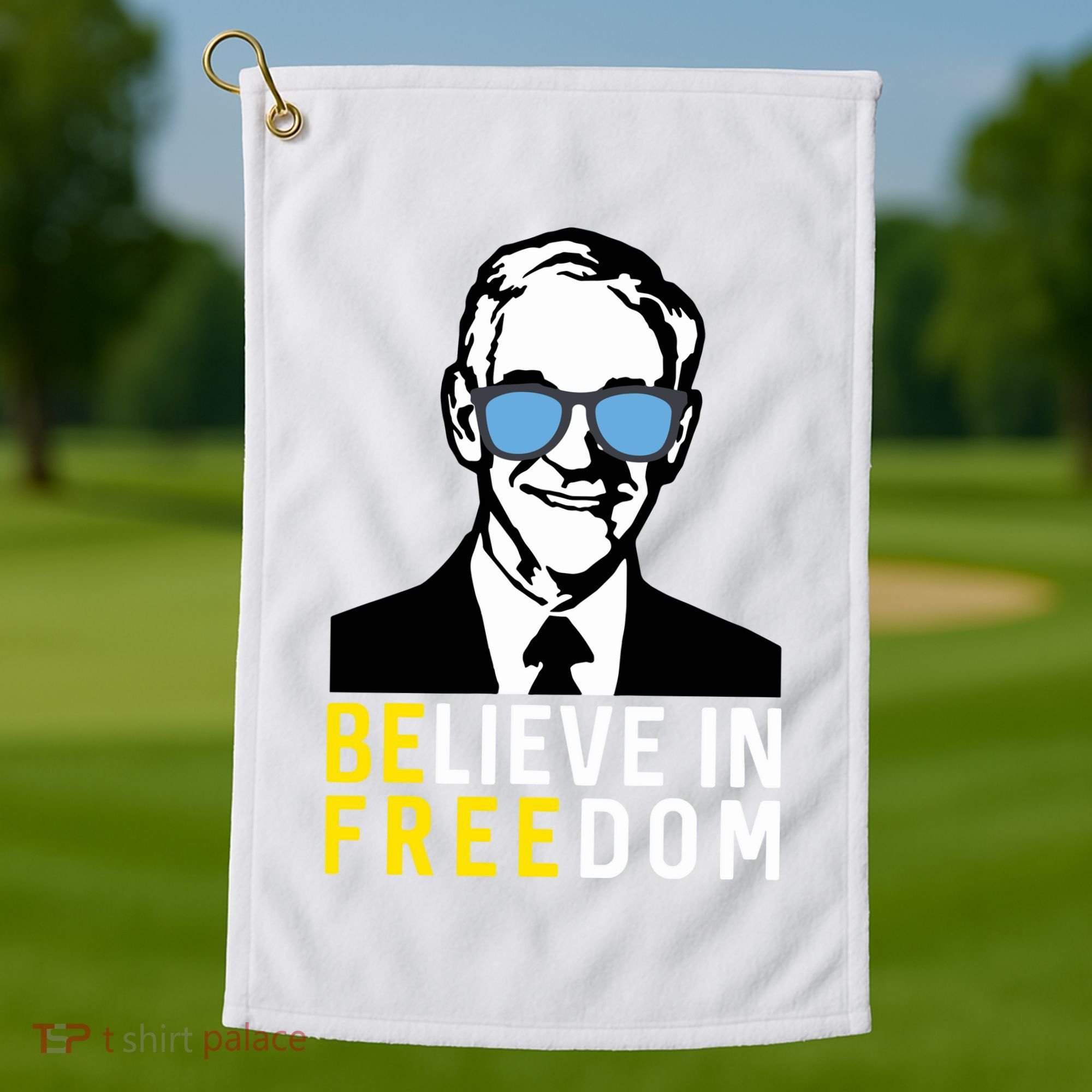 Libertarian Mama Believe In Freedom Libertarian Ron Paul Golf Towel