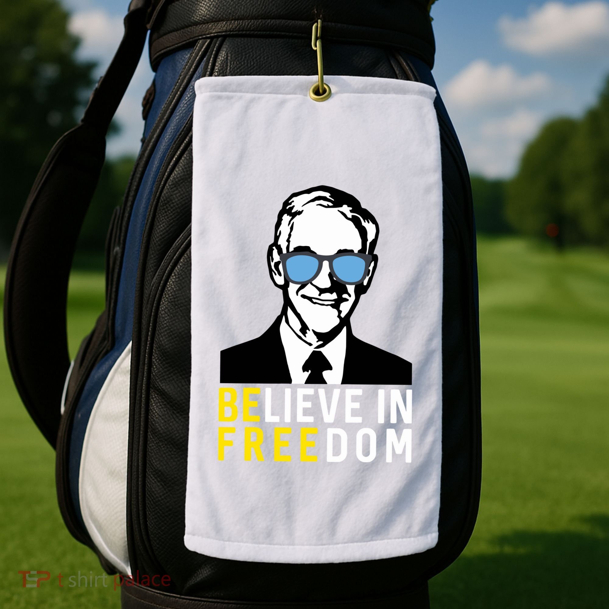 Libertarian Mama Believe In Freedom Libertarian Ron Paul Golf Towel