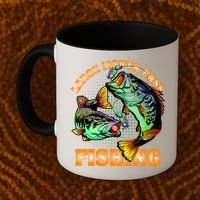 Large Mouth Bass In Action Fishing Coffee Mug thumb 2