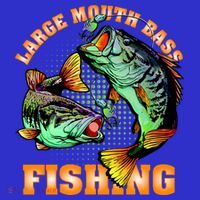 Large Mouth Bass In Action Fishing Apron thumb 3