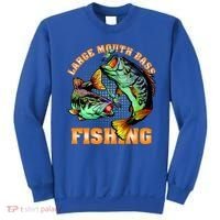 Large Mouth Bass In Action Fishing Sweatshirt thumb 0
