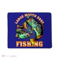 Large Mouth Bass In Action Fishing Mousepad thumb 0