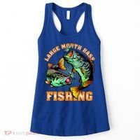 Large Mouth Bass In Action Fishing Women's Tank Top thumb 0