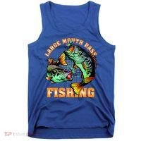Large Mouth Bass In Action Fishing Tank Top thumb 0