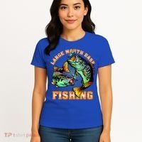 Large Mouth Bass In Action Fishing Women's T-Shirt thumb 4