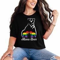 LGBT Mama Bear Pride Mom Rainbow Comfort Colors T-Shirt thumb 0