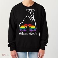 LGBT Mama Bear Pride Mom Rainbow Women's Sweatshirt thumb 0