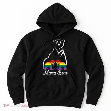 LGBT Mama Bear Pride Mom Rainbow Hoodie