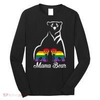 LGBT Mama Bear Pride Mom Rainbow Long Sleeve Shirt thumb 0