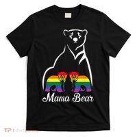 LGBT Mama Bear Pride Mom Rainbow T-Shirt thumb 0