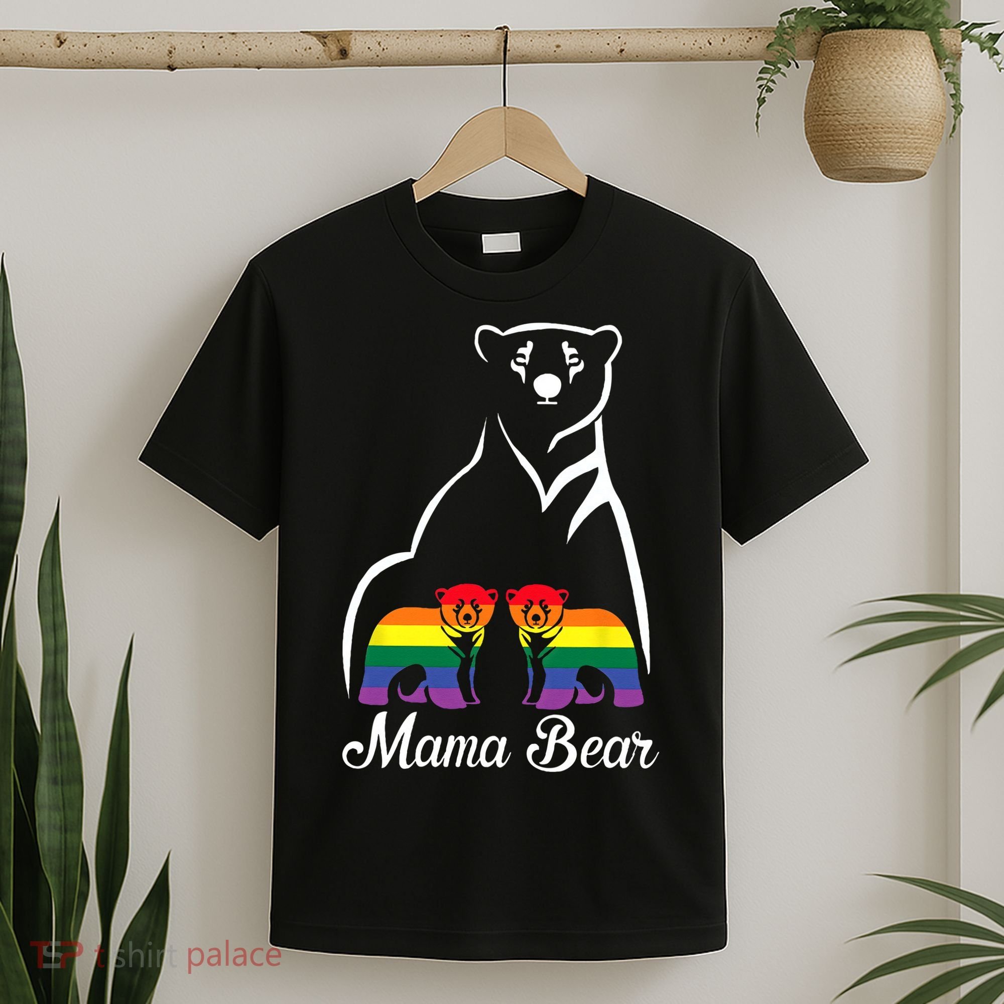 LGBT Mama Bear Pride Mom Rainbow T-Shirt