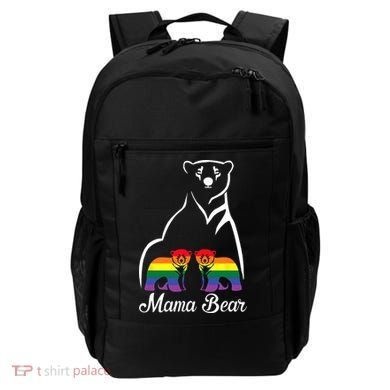 LGBT Mama Bear Pride Mom Rainbow Backpack