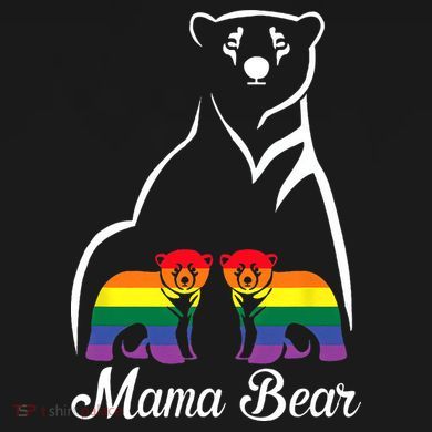 LGBT Mama Bear Pride Mom Rainbow Backpack