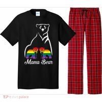 LGBT Mama Bear Pride Mom Rainbow Pajama Set thumb 0