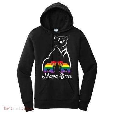 LGBT Mama Bear Pride Mom Rainbow Women's Hoodie