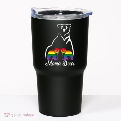 LGBT Mama Bear Pride Mom Rainbow Tumbler