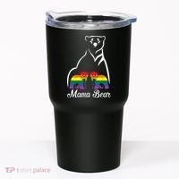 LGBT Mama Bear Pride Mom Rainbow Tumbler thumb 0