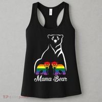 LGBT Mama Bear Pride Mom Rainbow Women's Tank Top thumb 3