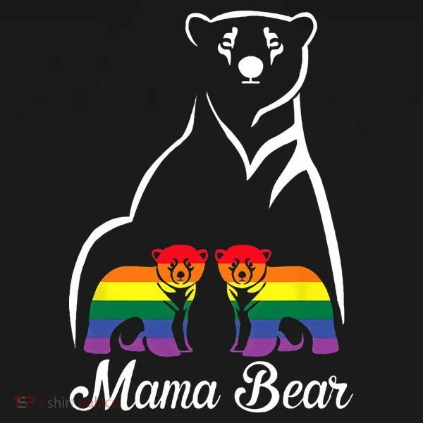 LGBT Mama Bear Pride Mom Rainbow Toddler Hoodie
