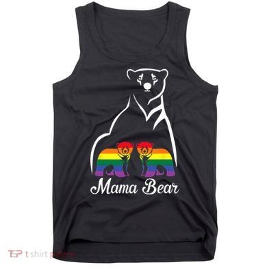 LGBT Mama Bear Pride Mom Rainbow Tank Top