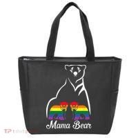 LGBT Mama Bear Pride Mom Rainbow Tote Bag thumb 0