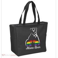 LGBT Mama Bear Pride Mom Rainbow Tote Bag thumb 2
