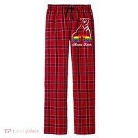 LGBT Mama Bear Pride Mom Rainbow Men's Flannel Plaid Pajama Pants thumb 0