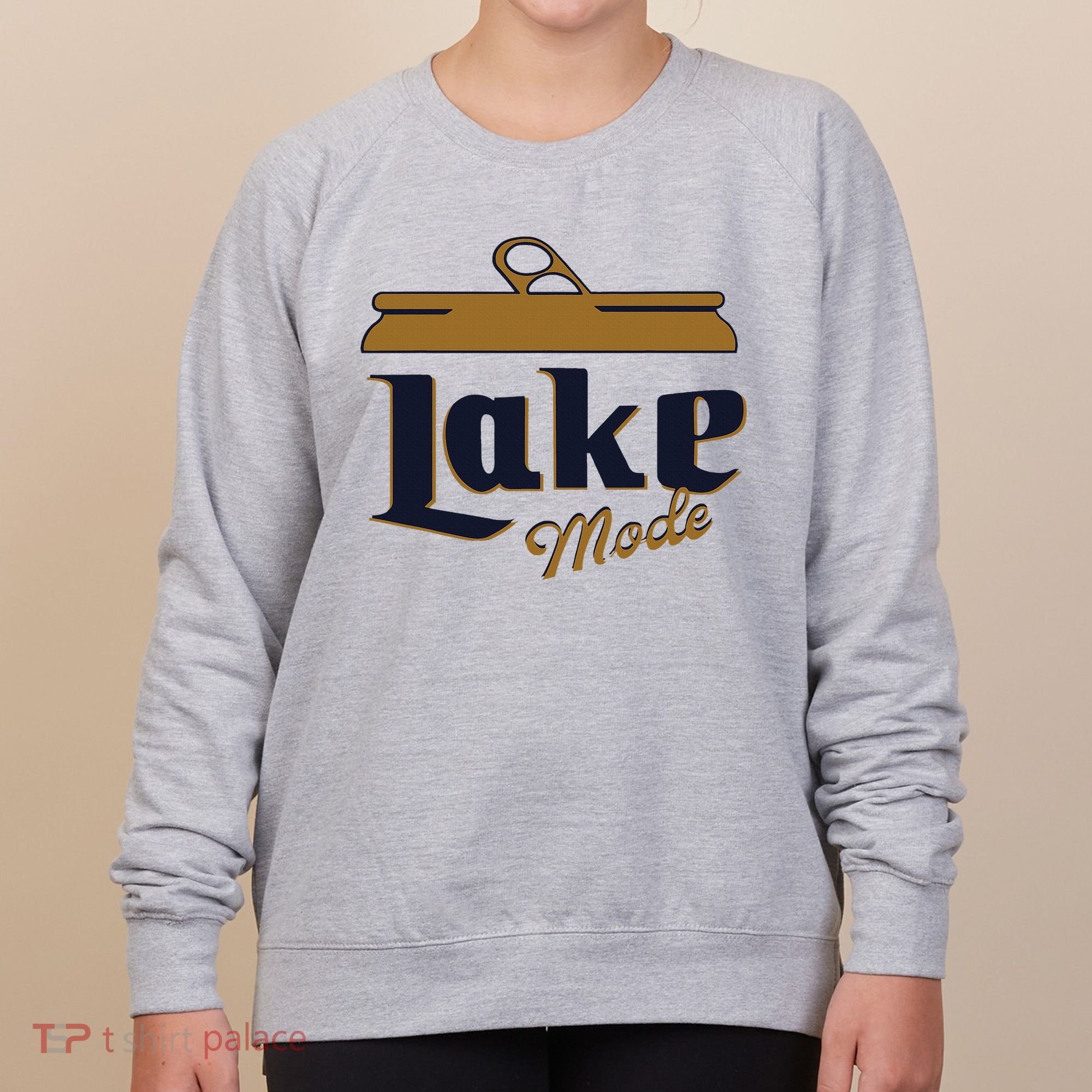 Lake Mode Beer Can Funny Beer Drinking Women's Sweatshirt