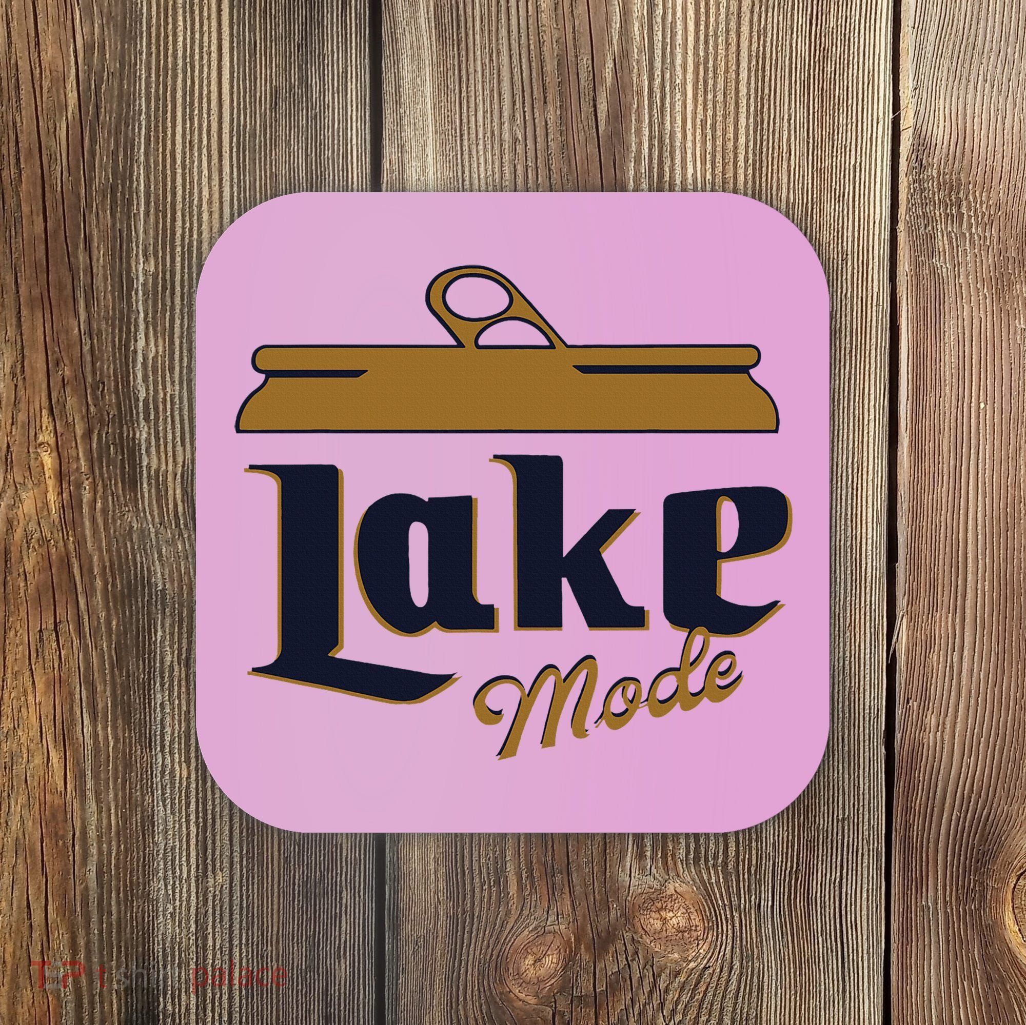 Lake Mode Beer Can Funny Beer Drinking Coaster