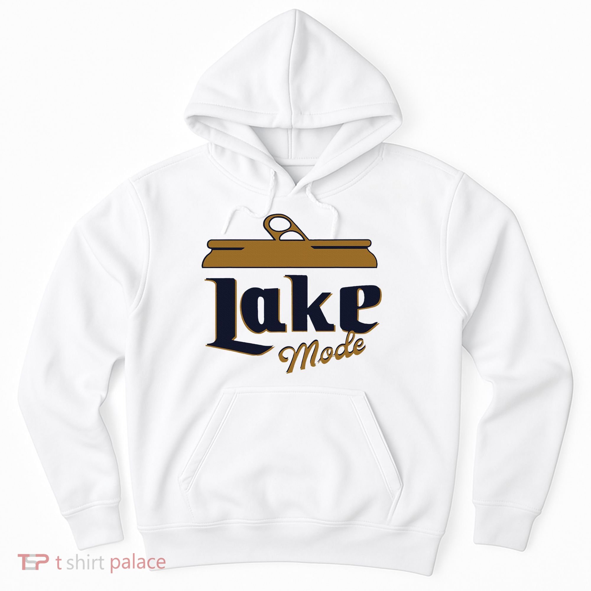 Lake Mode Beer Can Funny Beer Drinking Hoodie