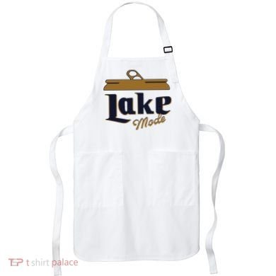 Lake Mode Beer Can Funny Beer Drinking Apron