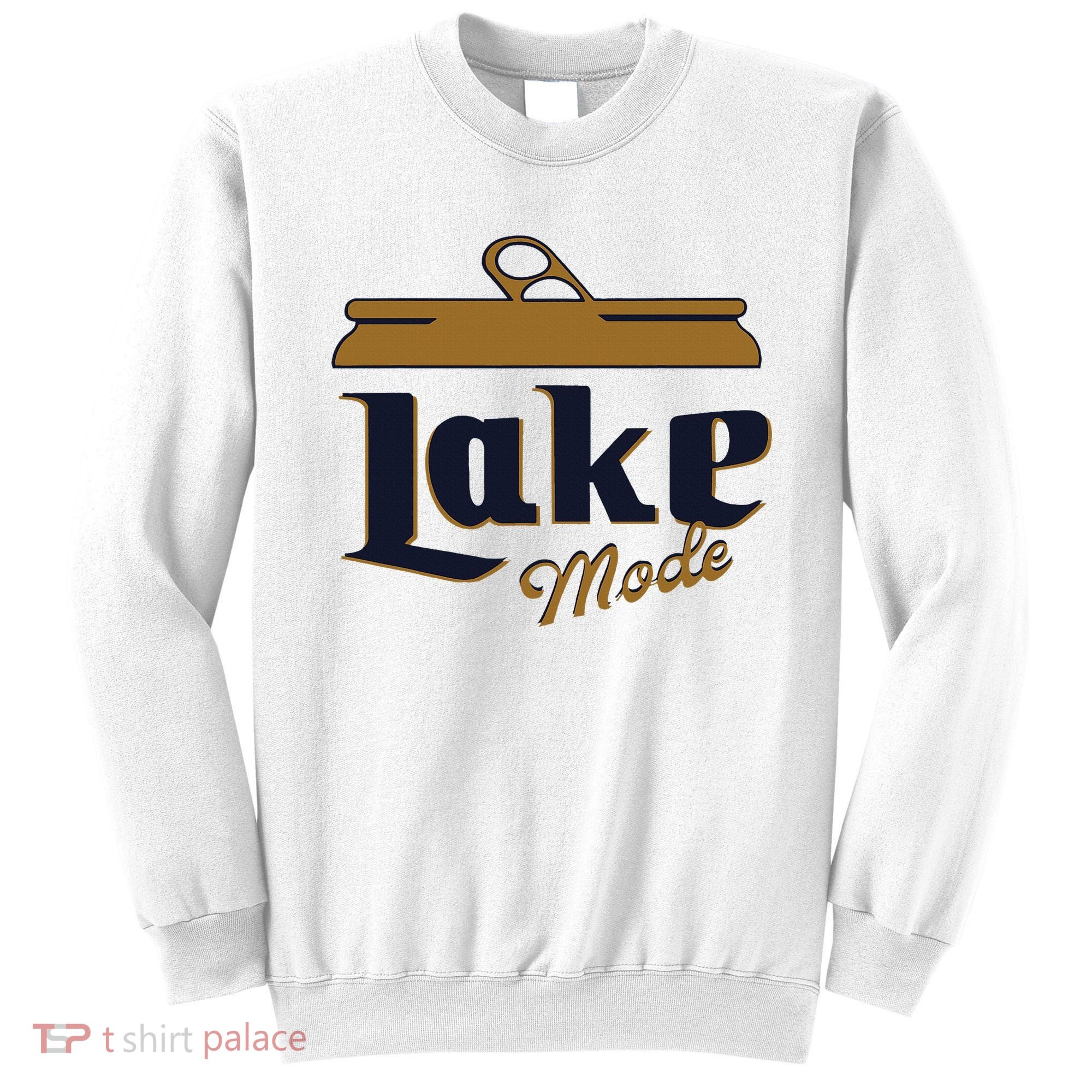 Lake Mode Beer Can Funny Beer Drinking Sweatshirt