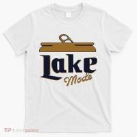 Lake Mode Beer Can Funny Beer Drinking T-Shirt thumb 0